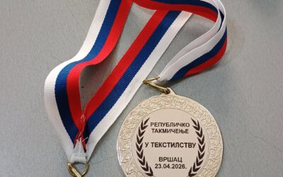 26. РЕПУБЛИЧКО ТАКМИЧЕЊЕ У ТЕКСТИЛСТВУ – ВЕЛИКИ УСПЕХ НАШИХ УЧЕНИЦА